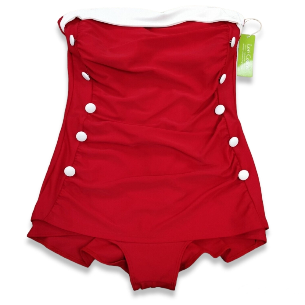Red One-Piece Swimsuit